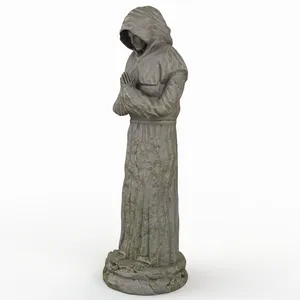 Полирезиновая статуя монаха