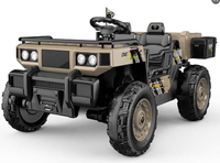 Truk Pengangkut Anak 24V 4WD Multifungsi Baru untuk Off-road, 2 Kursi, Mobil Listrik Anak dengan Remote Control