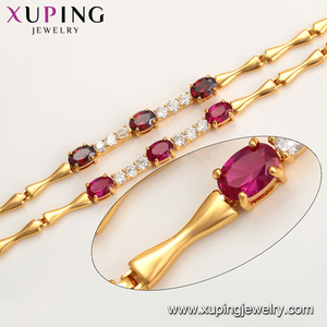 <span class=keywords><strong>Xuping</strong></span>-pulseras de <span class=keywords><strong>oro</strong></span> de piedras, pulsera de piedras, venta al por mayor, 77112 - Product Image 4