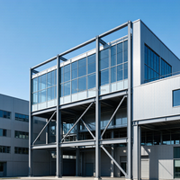 Almacén de Estructura de Acero para Logística, Centro de Distribución, Edificio de Almacenamiento Metálico Prefabricado, Montaje Rápido