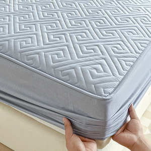 Protège-matelas en microfibre brossée 100 % polyester imperméable, doux et respirant, drap-<span class=keywords><strong>housse</strong></span> uni – Vente en gros - Product Image 3