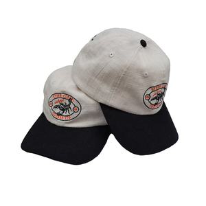 असंरचित हेप कैप 90% रैमी 10% कपास ब्रांड गुणवत्ता कारखाने की लागत फ्लैट कढ़ाई बेसबॉल कैप पिता टोपी - Product Image 6