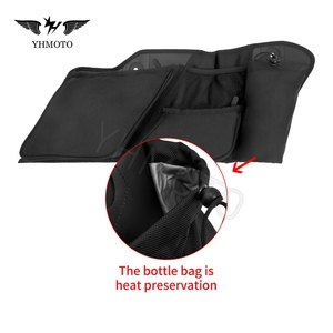 สำหรับ Harley Touring flhtkl flhxs flhx <span class=keywords><strong>Road</strong></span> <span class=keywords><strong>King</strong></span> Glide EFI 2014พิเศษ<span class=keywords><strong>2018</strong></span>รถจักรยานยนต์ไนลอน saddlebag ซับกระเป๋าภายในถ้วย - Product Image 5