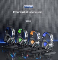 Nouveau Casque Gaming Filaire Supra-Auriculaire RGB ANC avec Cordon de 2m, Apt-X HD, Micro Personnalisable pour E-Sports, PC et PS5 - Vente Flash