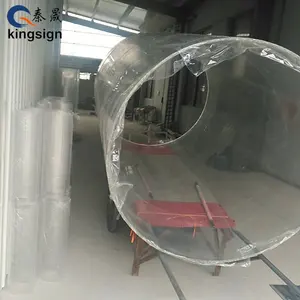 Kingsign acrylic 1000mm 1200mm 1500mm diameter cast plexiglass tube