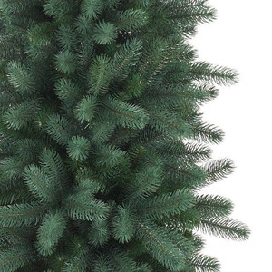 Stock T-128 2.1m Pen-style Pencil Automatic <b>LED</b> Light Green Flowering Pine Needle Artificial Christmas <b>Tree</b> PE Indoor - Product Image 5