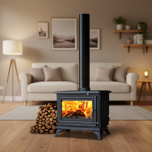 Poêle et chauffage à <span class=keywords><strong>bois</strong></span> en fonte autoportants <span class=keywords><strong>pour</strong></span> usage intérieur dans le salon, la villa ou l'appartement - Product Image 5