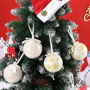 Décorations suspendues, boules colorées peintes, ornements pour arbre de Noël, accessoires de bricolage, vente en gros, modèle 75-046 - Product Image 4
