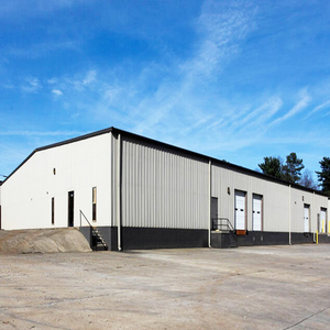 Luce prefabbricata costruzione industriale struttura in acciaio deposito in metallo affitto gratuito capannone navate costruzione Bodega magazzini - Product Image 2