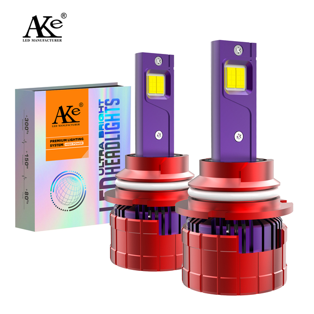 Ake Factory K14 300W High Power Car LED Headlight Bulbs H7 9004 Super Bright H4 Led Bulbs for Cars Led Headlight Bulb
