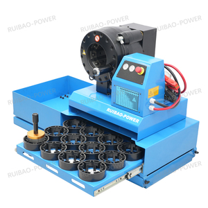 RUIBAO P32 <span class=keywords><strong>HD</strong></span> CNC Version hydraulique tuyau sertissage coupe automatique dénudeur 200v 110v 480v 240v hydraulique 2 pouces PLC - Product Image 3