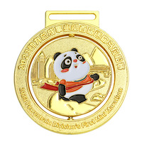 Medallas Personalizadas de Metal Dorado Resistente, Giratorias, Grabadas, Trofeos Deportivos de Baloncesto, Fútbol, Tenis de Mesa