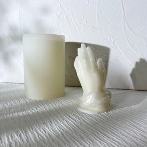 Molde de Silicona para Velas con Diseño de Manos en Oración, Molde para Velas Aromáticas, Suministros para Hacer Velas, Molde de Yeso para Adornos, Molde de Cera - Product Image 4