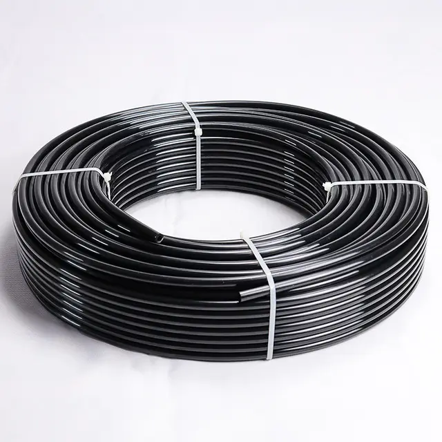 3/8 "& 1/4" Pipa Nilon Hitam Selang Air Nilon Tubing Sistem Pendingin Kabut