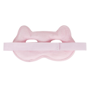Pakcare personnalisé OEM réutilisable <span class=keywords><strong>3D</strong></span> soie chat Style masque facial perles de Gel chauffé USB chargé chaud/froid compresse thérapie tricot élastique - Product Image 6