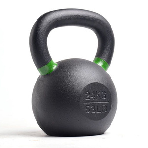Nouvelle arrivée : Kettlebell noir gravité, revêtement poudré - Product Image 3