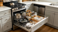 Meubles de cuisine modernes style Shaker sur mesure, gris clair, en bois massif, ensemble complet pour la rénovation de maison, vente en gros