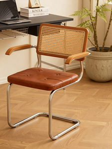 Sedia da Pranzo in Stile <span class=keywords><strong>Antico</strong></span> Medioevale in Acciaio, Retrò e Anticata, con Braccioli e Schienale Smontabili, per Caffè, Casa e Soggiorno - Product Image 2