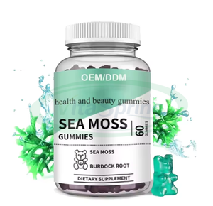 Bonbons végétaliens en mousse de mer de marque privée ASAP OEM Gummies de mousse de mer aux vitamines d'ours biologiques - Product Image 1