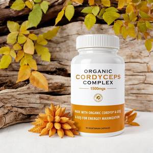 Suplemento Cordyceps Militaris Extract Cápsulas Chinese Caterpillar Fungo Soft Capsule Cordyceps Sinensis Cápsulas - Product Image 4