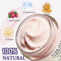 Crème Visage Bio Réparatrice Anti-Rides Correctrice de Taches Brunes avec 6% d'Alpha Arbutine et de Nicotinamide pour un Teint Éclatant