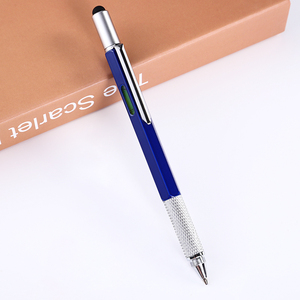 6in1 đa chức năng kim loại công cụ Bút biểu tượng tùy chỉnh Stylus Bút bi chất lượng tốt tuốc nơ vít màn hình cảm ứng công cụ Quà Tặng - Product Image 6