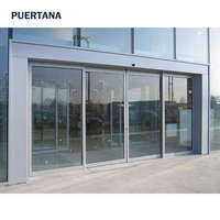 Porte de secours automatique en aluminium coulissante anti-panique