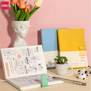 Deli BP102 <span class=keywords><strong>2023</strong></span> planificateur A5 Journal cahier hebdomadaire mensuel planification calendrier habitudes objectifs Tracker gestion du temps de haute qualité haute qualité - Product Image 1