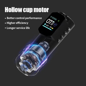 Machine à tatouer sans fil 1500 mAh avec écran de contrôle intelligent, stylo rotatif pour aiguilles à cartouche, idéal pour le body art - Product Image 3