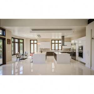 Muebles de Cocina Modernos de Madera de Alta Calidad, Gabinetes de Cocina con Acabado Brillante, Alacena de Almacenamiento con Tiradores - Product Image 2