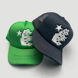 Nuovo Stile Cappellino da Baseball Americano Ricamato con Stella, Protezione Solare, Semplice e alla Moda, in Rete, per Uomo e Donna, con Fiocchi - Product Image 3