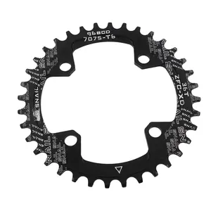 104BCD 30T 32T 34T 36T 38T 40T 42T mountain bike Rotonda Ovale Dente catena MTB Della Bici Guarnitura Ciclo Stretto Largo ruota di Catena