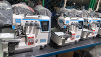 Machines à coudre industrielles de surjet de vitesse superbe d'ordinateur de BR-G9-4D pour la marque de Britex d'usine de vêtement