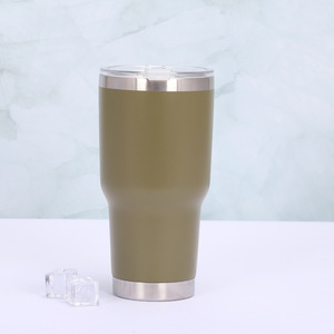 USA Warehouse Custom 20oz Double Wall Stainless Steel Vacuum Insulated Tumbler <b>with</b> <b>Straw</b> and Lid for Camping Bulk Wholesale - Product Image 2
