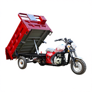 Tricycle agricole à trois <span class=keywords><strong>roues</strong></span> à benne basculante, véhicule utilitaire à carrosserie ouverte, pouvant être homologué pour usage domestique - Product Image 1