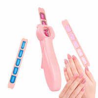 Kit de manucure mignon pour enfants, machine à estamper les motifs d'art des ongles DIY, kit de beauté, cosmétiques, jouets de jeu d'imitation, vernis à ongles, tamponneuse pour filles