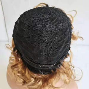Parrucca lunga lunga <span class=keywords><strong>da</strong></span> donna con onde profonde ricciolente in pizzo con capelli umani trasparenti in pizzo brasiliano Color capelli stile <span class=keywords><strong>Jerry</strong></span> ricciolo - Product Image 5
