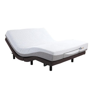 Bölünmüş kral ikiz XL tam kraliçe masaj kafa ayak elektrikli ayarlanabilir yatak tabanı ile yatak - Product Image 2