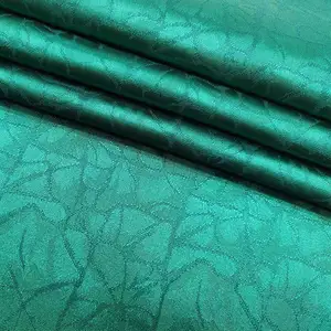 Chiffon JACQUARD Crack Design Textiles Elastic Polyester Satin Jacquard Fabric For Suit