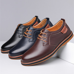 <span class=keywords><strong>Bruno</strong></span> Marc Chaussures habillées décontractées en synthétique uni à lacets pour homme, style Oxford, confortables, taille 10.5, noir LG19008M - Product Image 3