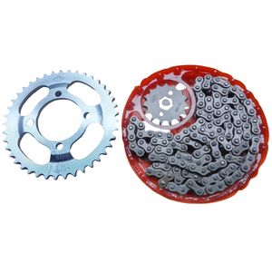 オートバイチェーンスプロケット付きオートバイチェーンキット420 428 428h 520 530 525 - Product Image 1