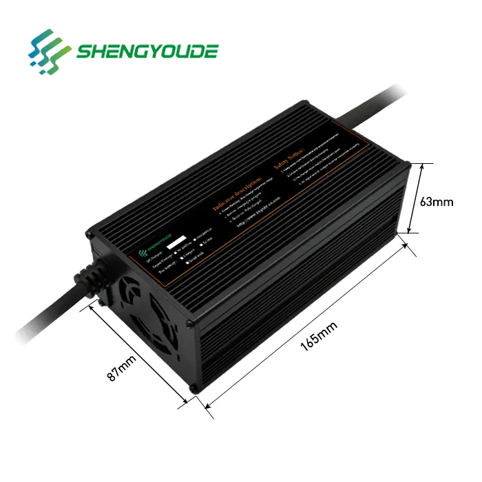 Chargeur de batterie au Lithium, pour moto électrique, caddie de Golf, voiture de tourisme, 800W, 12v 24V 48V 60V 72V