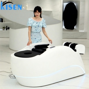 Sillón de Pedicura Eléctrico Kisen Japan con Circulación de Agua, Cama de Terapia de Cuero Sintético para Uso Doméstico y Hotelero - Product Image 2