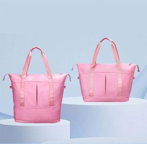 Nuevas Bolsas de Mano para Mujer, Bolsa de Gimnasio con Ruedas, Bolsa Impermeable, Bolsa de Lona Seca Reciclable, Bolsa de Lona Plegable Personalizada para Viajes - Product Image 3