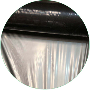 <span class=keywords><strong>Film</strong></span> Pacciamante Agricolo in PE da 30 Micron Argento/Nero Anti-Erba per Coltivazione Fragole e Cipolle - Product Image 4