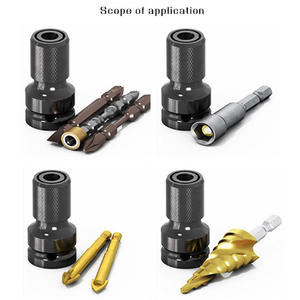 1/2 "Квадратный привод к 1/4", Электрический гаечный ключ, адаптер для быстрой замены, адаптер для ударного электрического гаечного ключа - Product Image 5