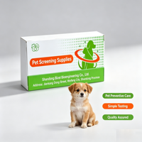 Bandelettes de test rapide CAV Ag pour le diagnostic de l'adenovirus canin, kit de test de virus pour animaux de compagnie en une étape pour la détection en clinique et à domicile