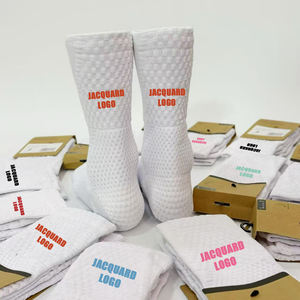 Chaussettes de sport pour hommes KTS151, fabriquées sur commande par l'usine OEM, logo tricoté personnalisé, haute performance, sans MOQ, fond épais en tissu éponge, Elite, Coolmax, pour le basketball - Product Image 3