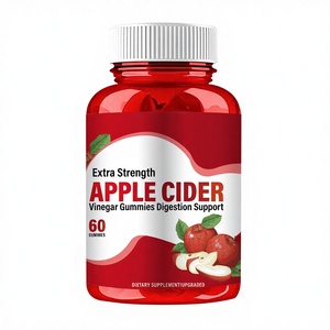 Suplementos herbales veganos personalizados OEM para adultos, gominolas de sidra de manzana, vitaminas <span class=keywords><strong>B</strong></span> 60, soporte de gominolas para la salud, vinagre de sidra de manzana hecho - Product Image 1