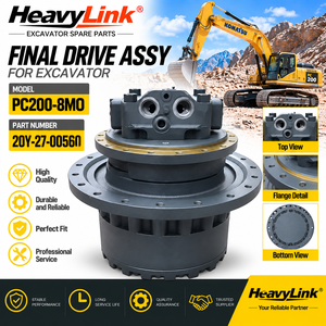 ชุดเฟืองขับเคลื่อนสุดท้ายสำหรับรถขุด รุ่น 20Y-27-00560 สำหรับ Komatsu PC200-8MO อะไหล่เครื่องจักรที่ใช้ร่วมกันได้ - Product Image 1